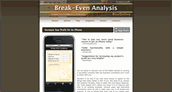 Desktop Screenshot of break-even.boxonline.com