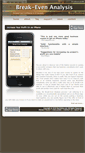 Mobile Screenshot of break-even.boxonline.com