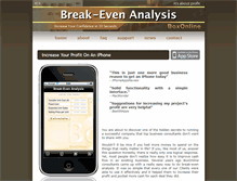 Tablet Screenshot of break-even.boxonline.com